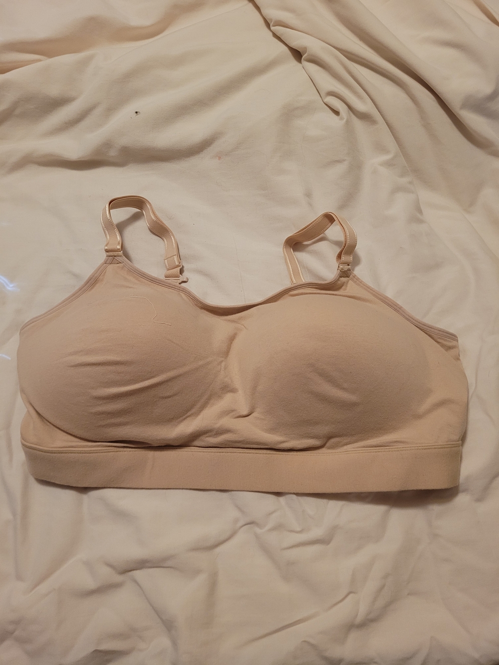 Fruit of the Loom Beige Seamless Wireless Bra